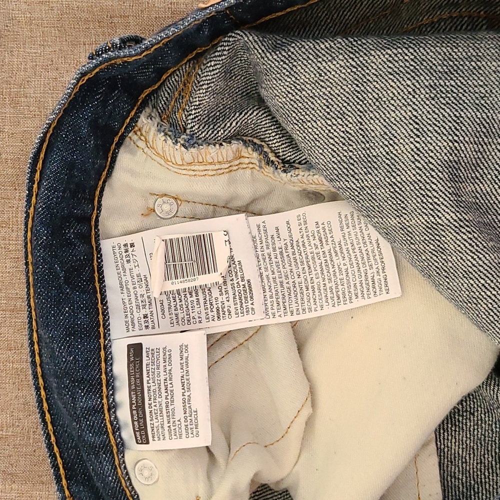 Mens Levi Strauss jeans w34 L32 - Picture 5 of 6